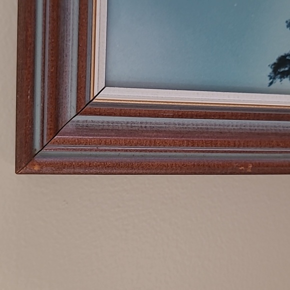 VINTAGE FRAMED PHOTOGRAPHY ART 'Hokitika Gorge' by Ulrich Walthert 1984 - Picture 7 of 12